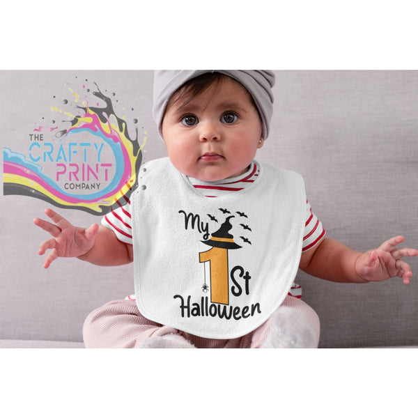 My 1st Halloween Witches Hat Baby Bib - & Toddler Clothing