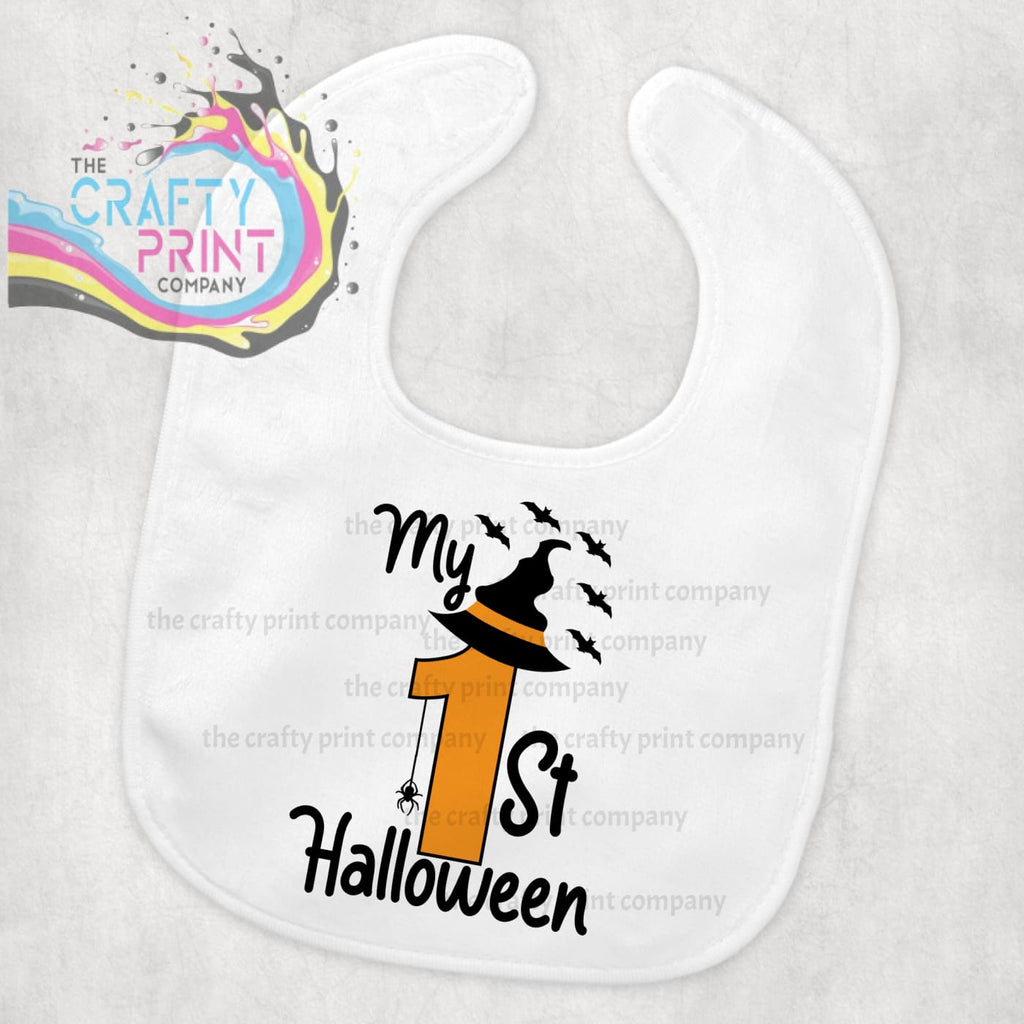 My 1st Halloween Witches Hat Baby Bib - & Toddler Clothing
