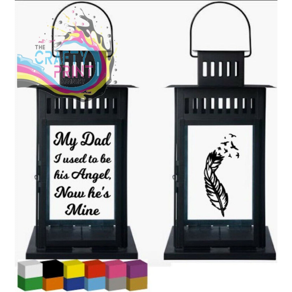 My Dad Lantern Decal Sticker - Decorative Stickers