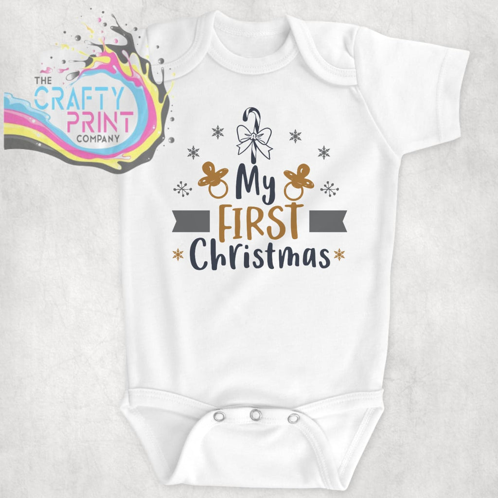 My First Christmas Bodysuit - Baby One-Pieces
