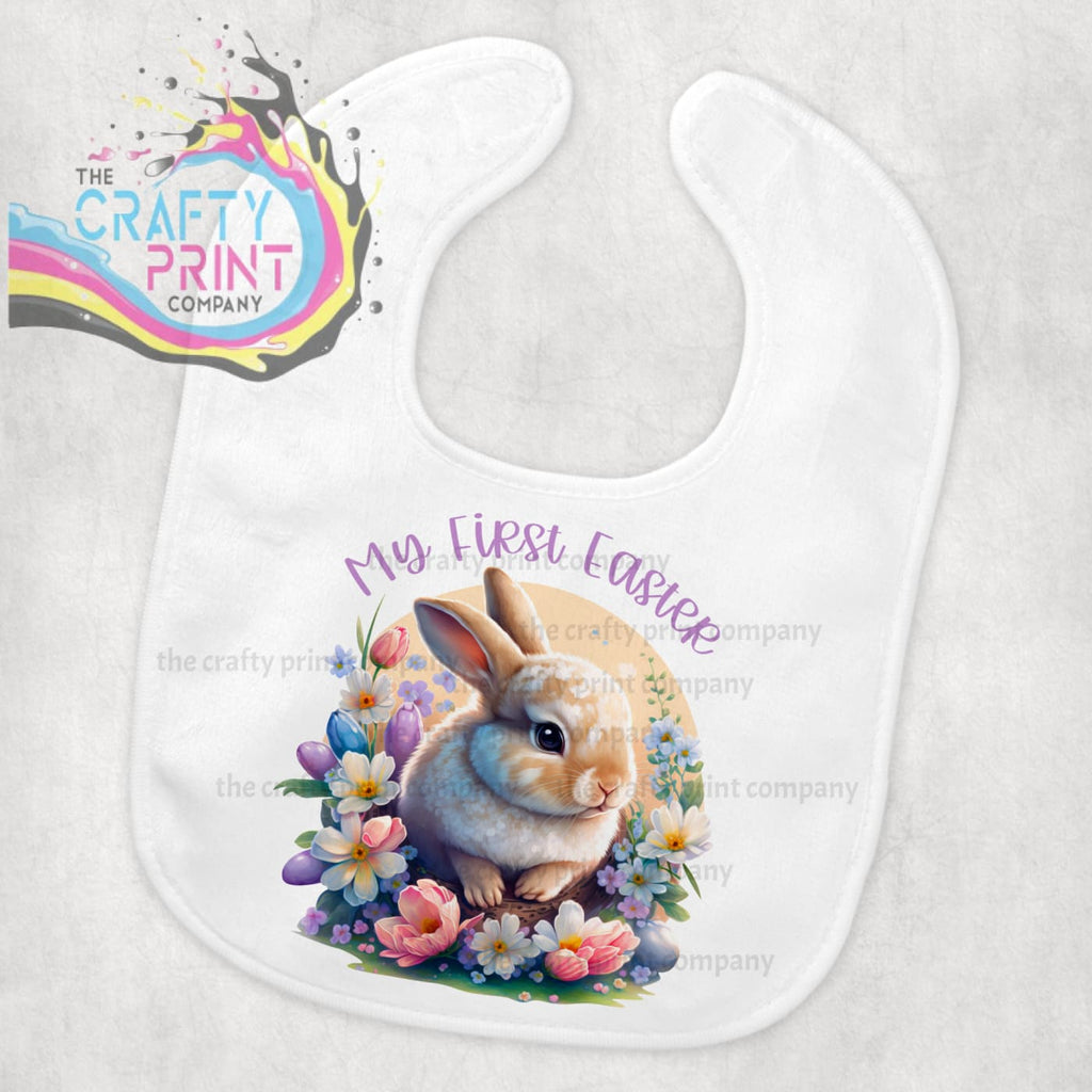My First Easter Cute Bunny Baby Bib - & Toddler Clothing