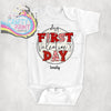 My First Valentine’s Day Valentine Letters Bodysuit - Baby
