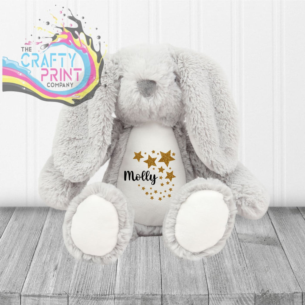 Name Stars Personalised Bunny Soft Toy - Stuffed Animals