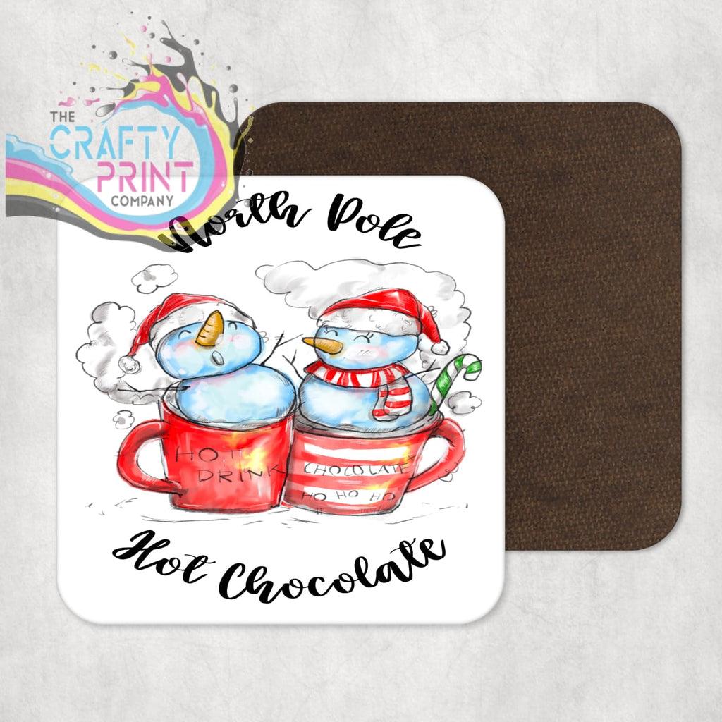 North Pole Hot Chocolate Coaster - Coasters