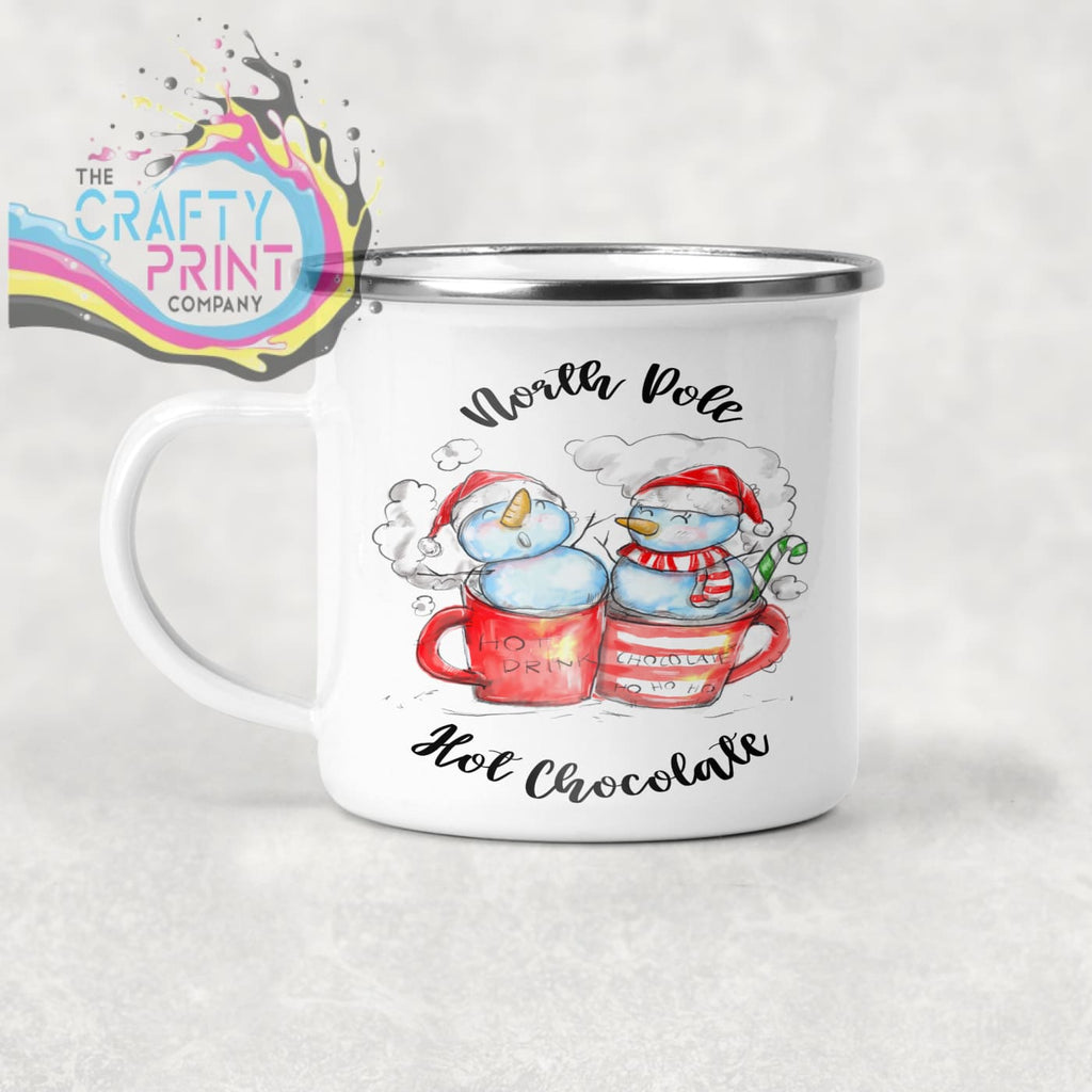 North Pole Hot Chocolate Mug - Enamel - Mugs