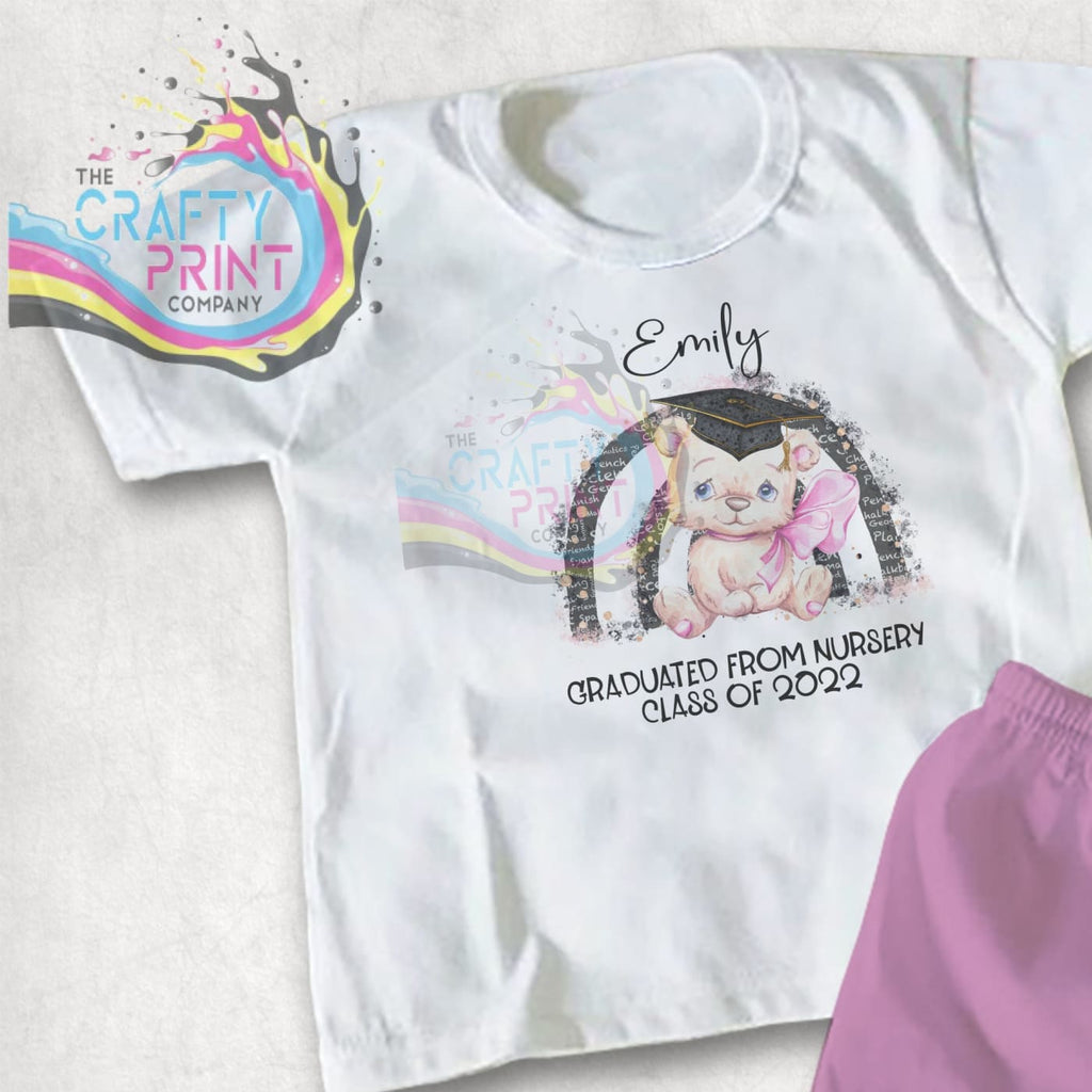 Nursery Graduation Bear Personalised Children’s T-shirt