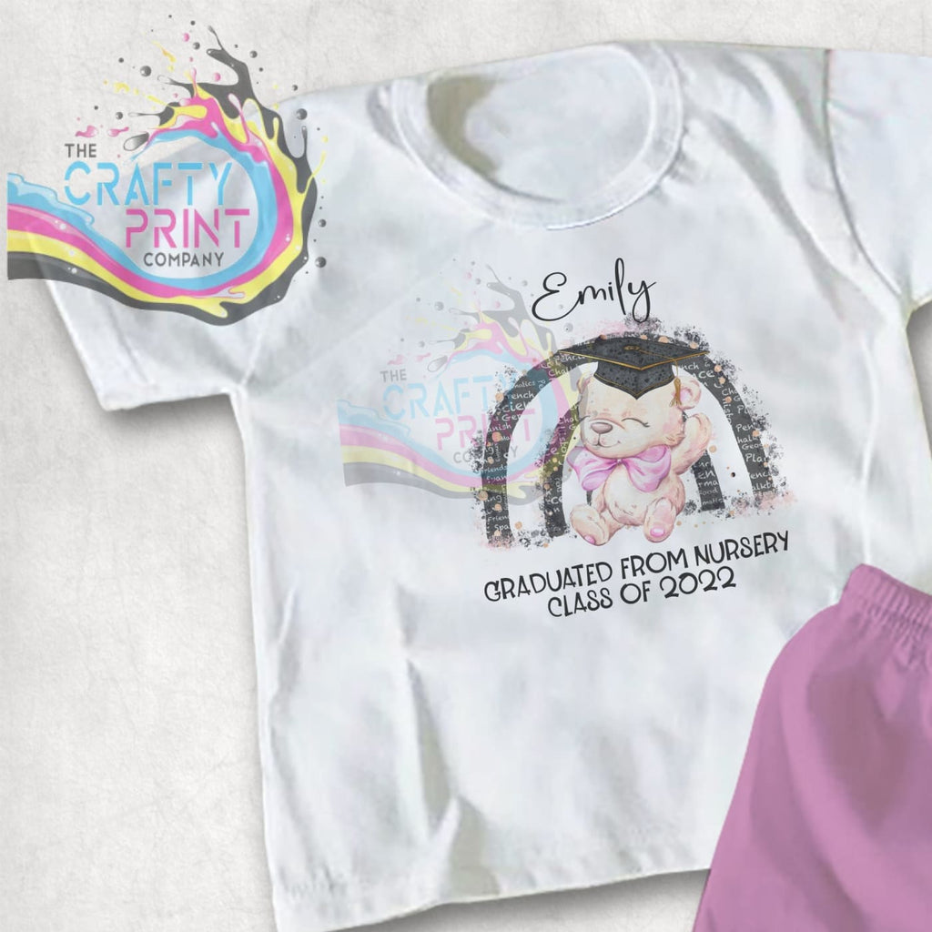 Nursery Graduation Bear Personalised Children’s T-shirt