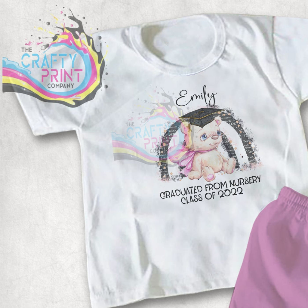 Nursery Graduation Bear Personalised Children’s T-shirt -