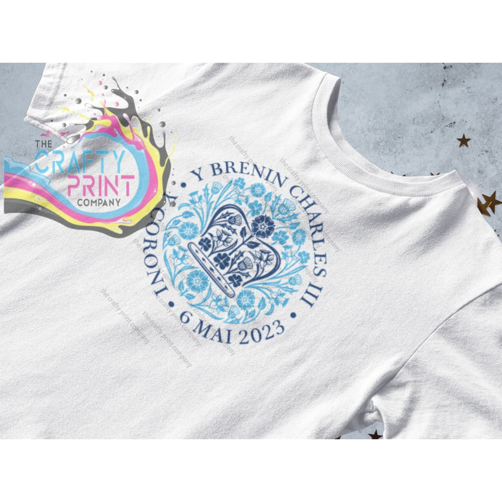 Official Coronation Logo T-shirt - Welsh / Blue - Shirts &
