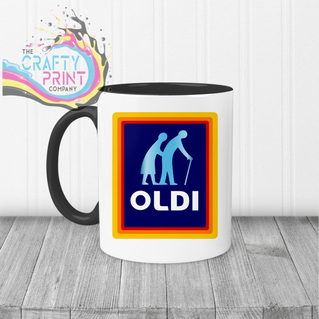 Oldi Mug - Black Handle & Inner - Mugs