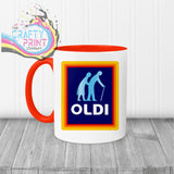 Oldi Mug - Red Handle & Inner - Mugs