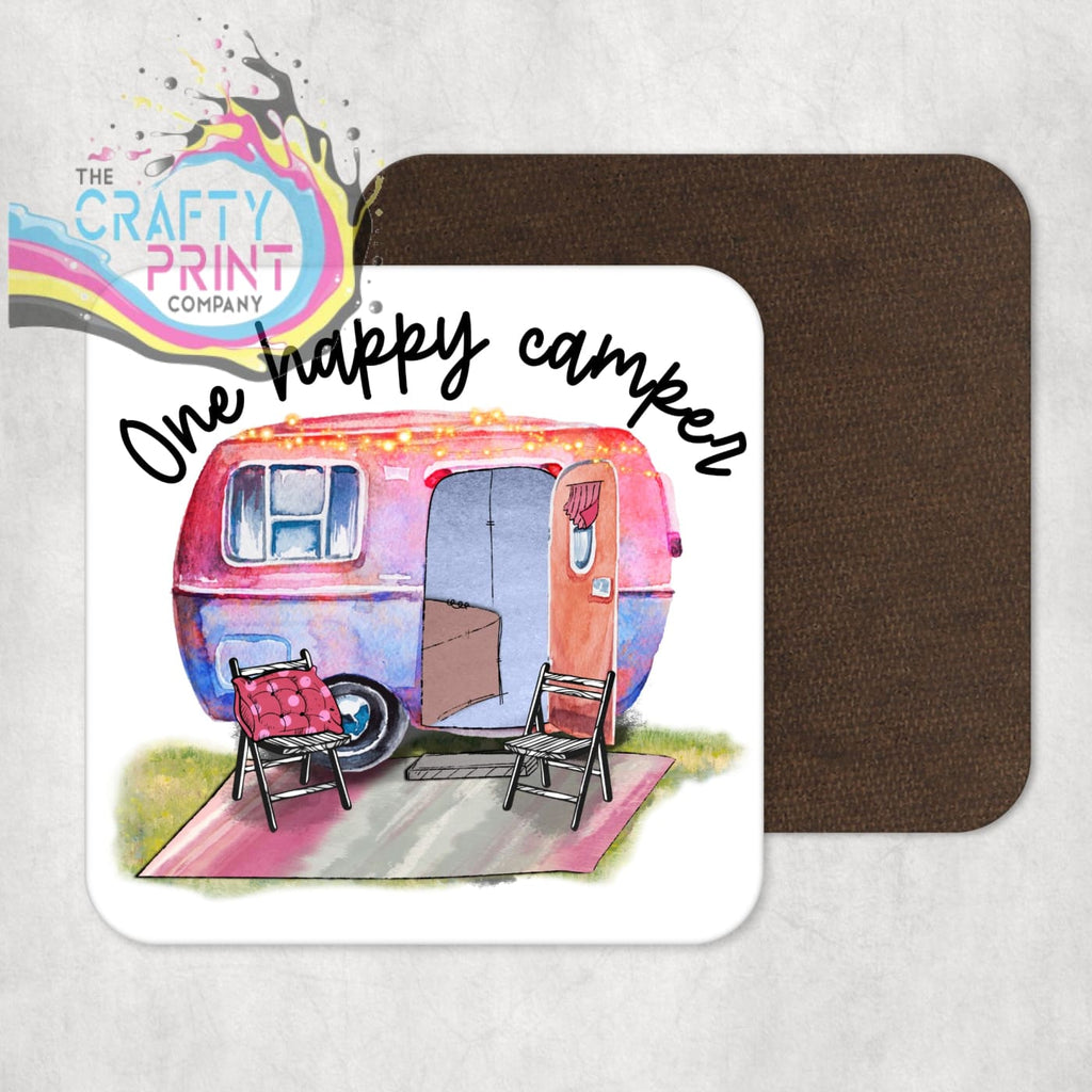 One Happy Camper Coaster - Coasters