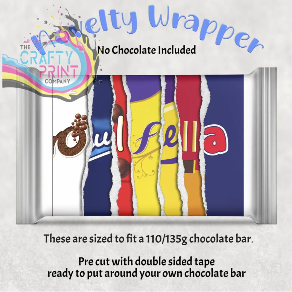 Oul Fella Chocolate Bar Wrapper - Gift Wrapping