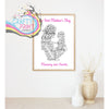 Our First Mother’s Day Wordart Print - A4 / Pink - Posters