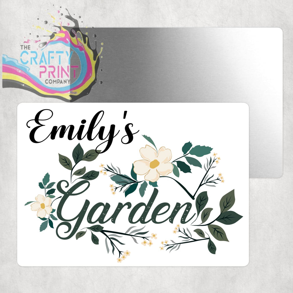 Personalised Garden Aluminium Sign - Signage