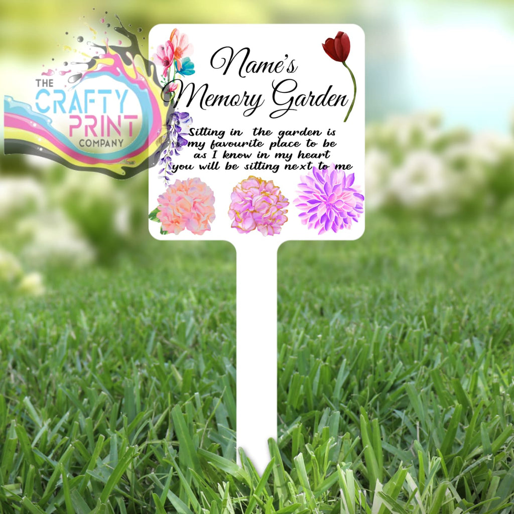 Personalised Memory Garden Stake - Lawn Ornaments &