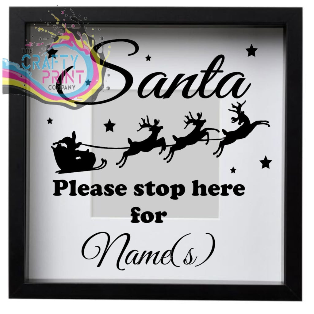 Personalised Santa please stop here for V4 Vinyl Decal