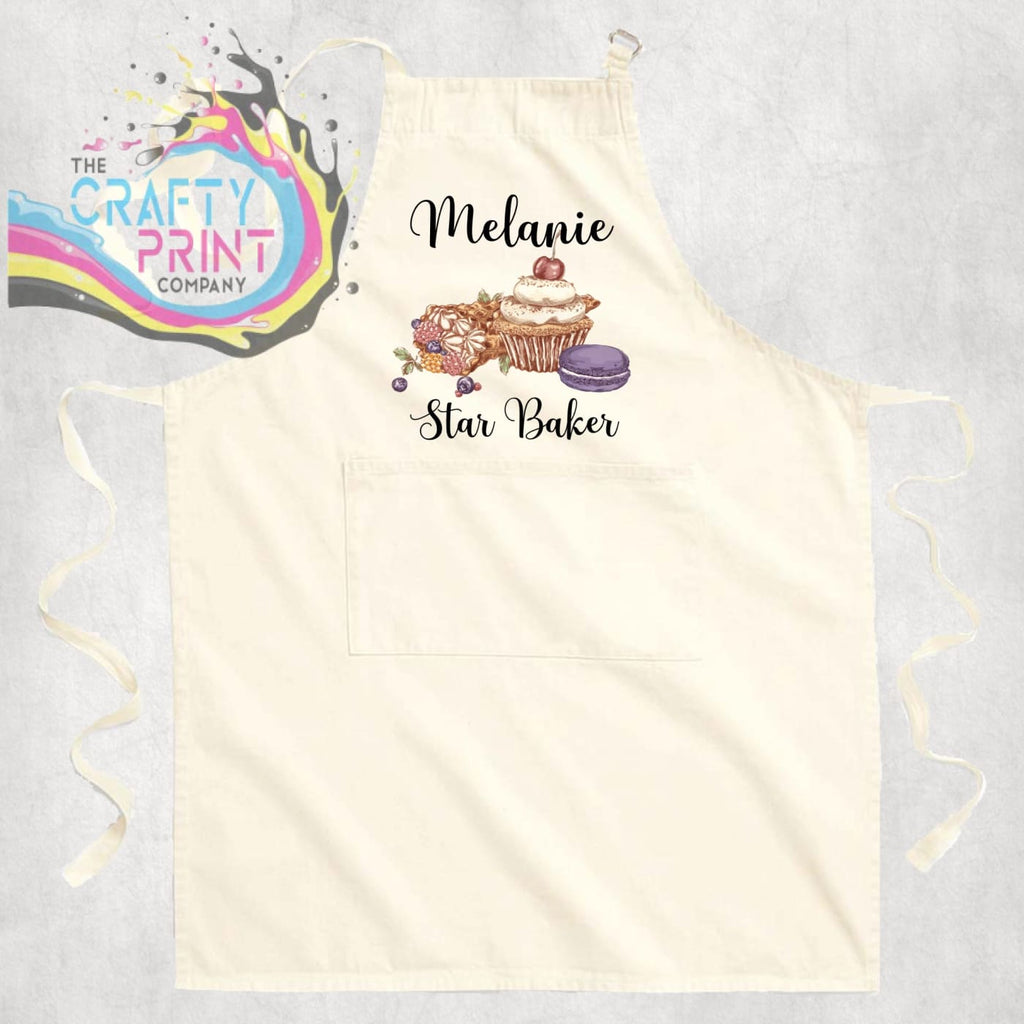 Personalised Star Baker Adult Cotton Apron - Aprons