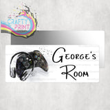 Personalised Xbox Metal Bedroom Door Sign