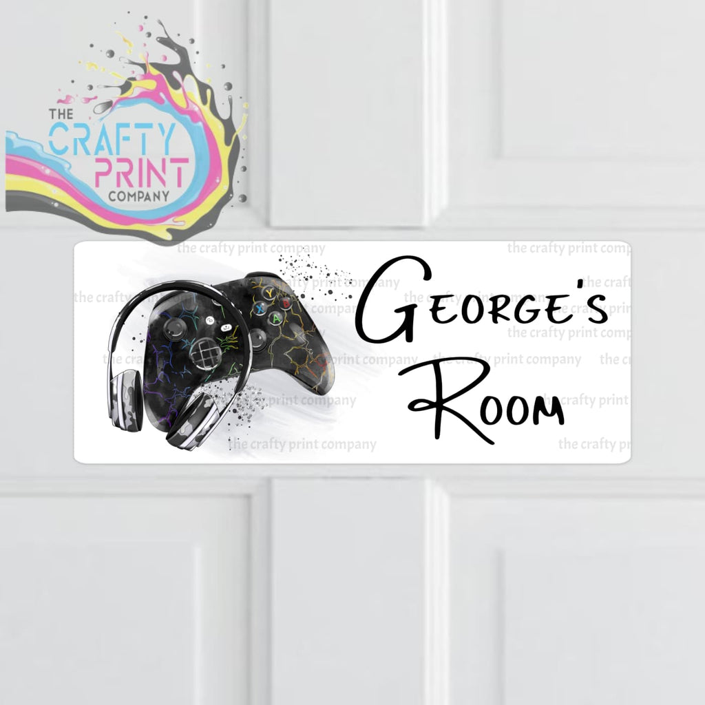Personalised Xbox Metal Bedroom Door Sign