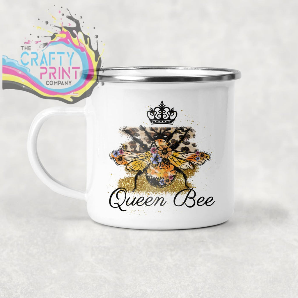 Queen Bee Mug - Enamel - Mugs