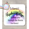 Rainbow of Hope Personalised Coaster - Coasters