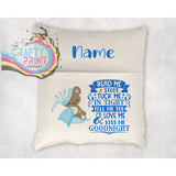 Read me a Story Pocket Book Cushion Cover - Blue - Chair &