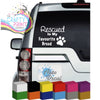 Rescued is my Favourite Breed Vinyl Car Sticker - Bumper