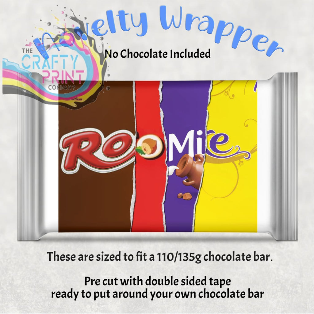 Roomie Chocolate Bar Wrapper - Gift Wrapping