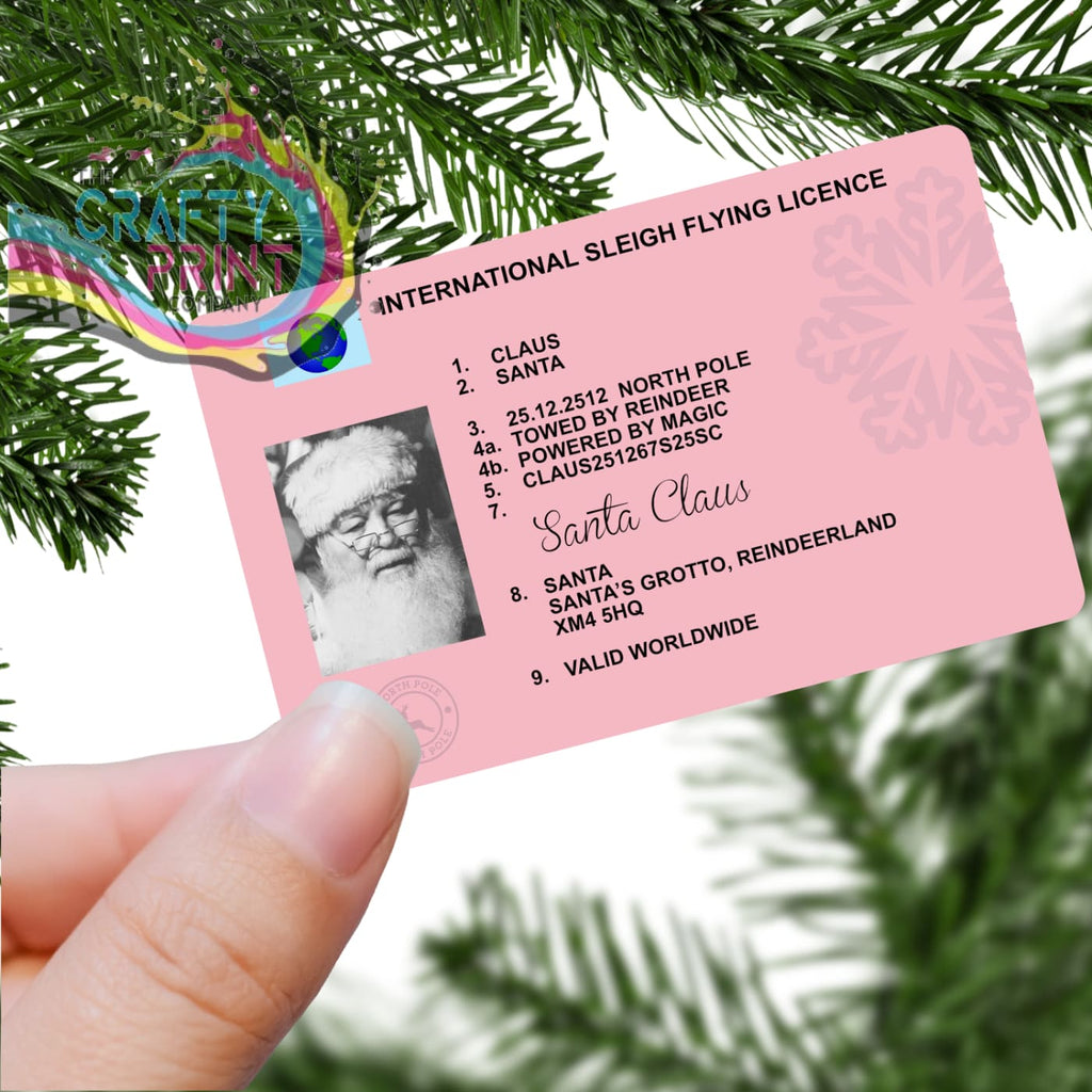 Santa Claus Lost International Flying Licence - Seasonal &