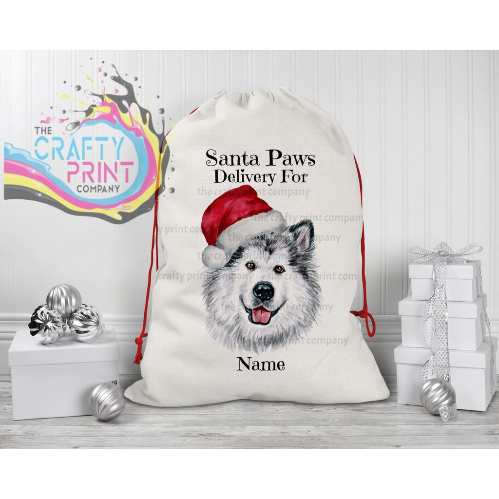 Santa Paws Delivery For Alaskan Malamute Personalised