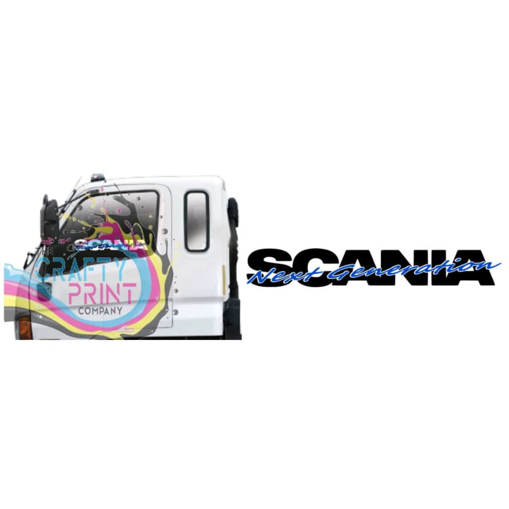 Scania Next Generation Truck Side Window Stickers x 2 Decal