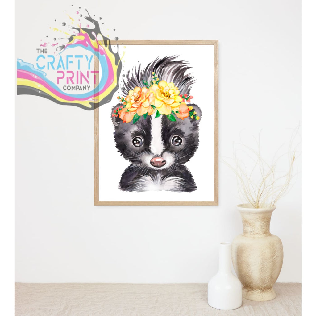 Skunk Flower Print - Posters Prints & Visual Artwork