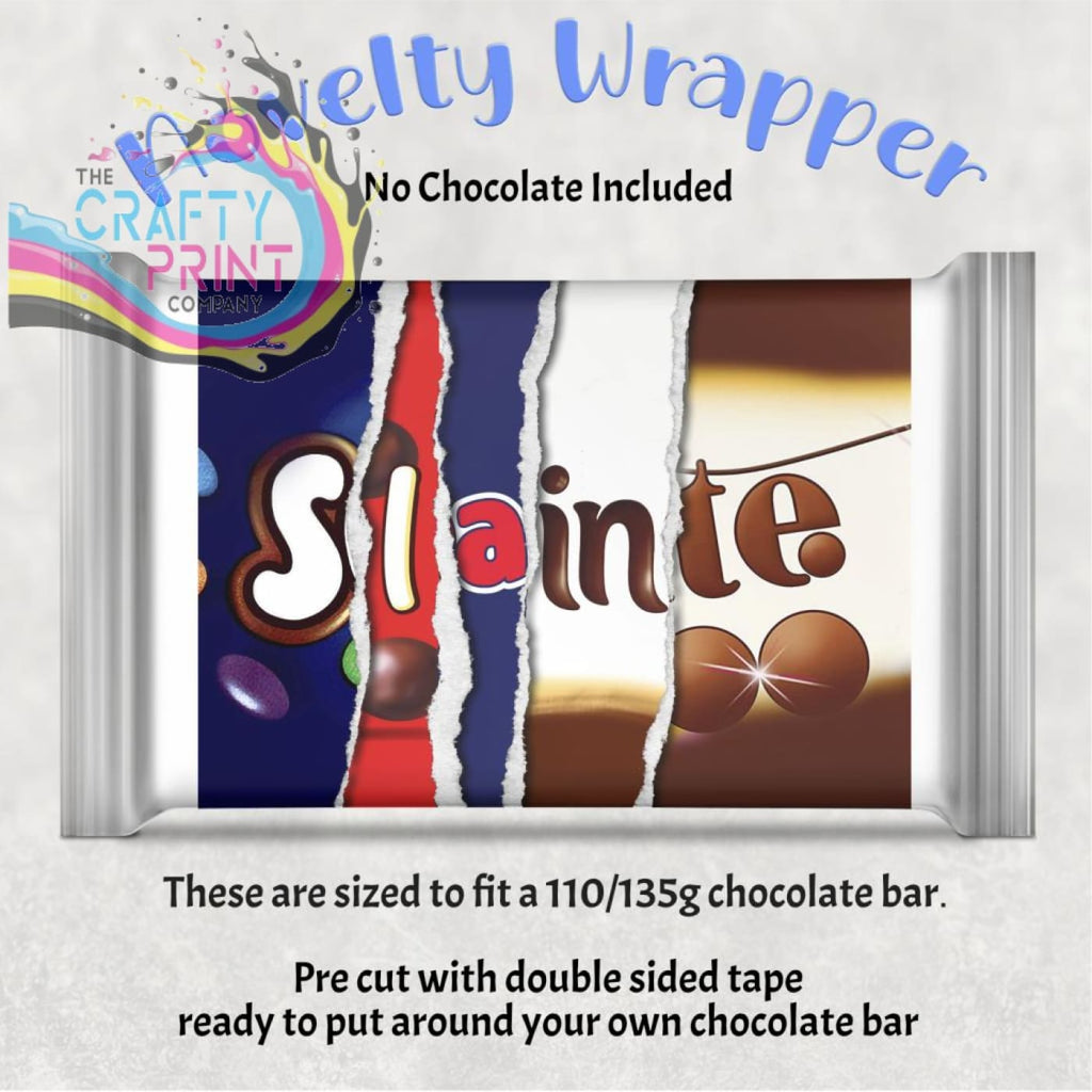 Slainte Chocolate Bar Wrapper - Gift Wrapping