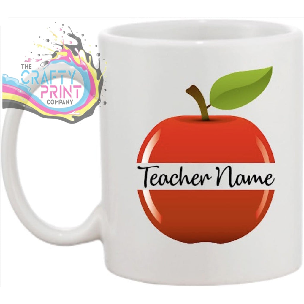 Teacher Apple Personalised Mug - Mugs