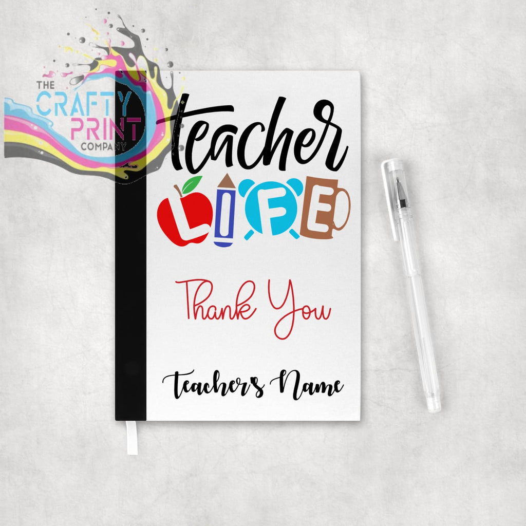 Teacher Life Personalised Organiser Notebook - Notebooks &