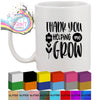 Thank you for helping me/us grow Glass / Mug / Cup Decal