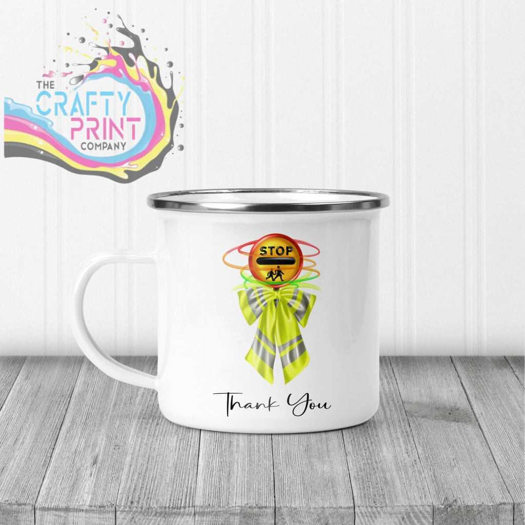 Thank You Lollipop Lady Mug - Enamel - Mugs