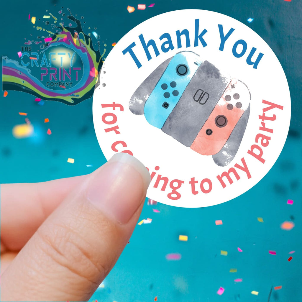 Thank You Switch Controller Printed Sticker - Decorative