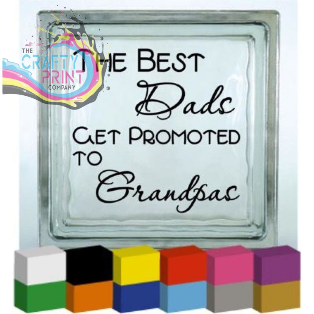 The Best Dads (Personalised) Vinyl Decal Sticker