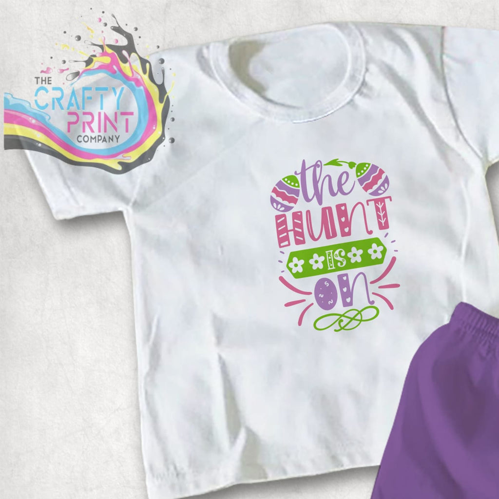 The hunt is on Easter T-shirt - White - Shirts & Tops