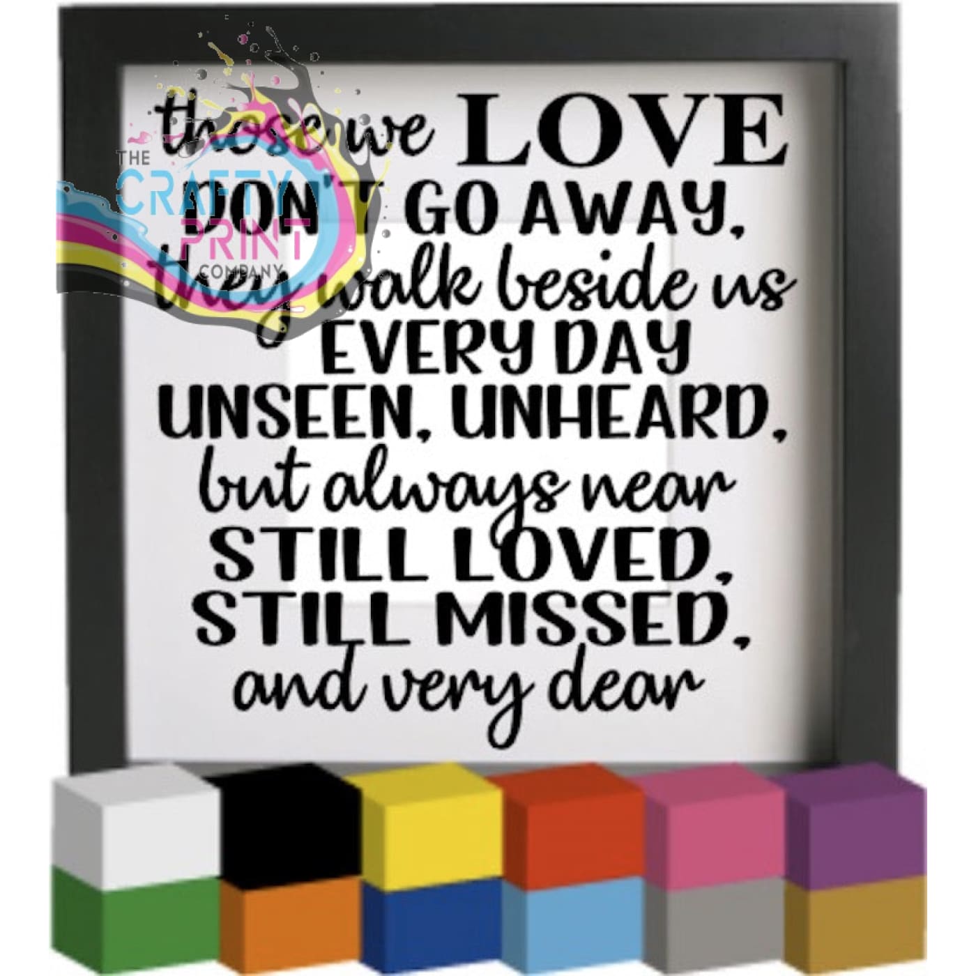 Those we love V3 Vinyl Decal Sticker - Decorative Stickers