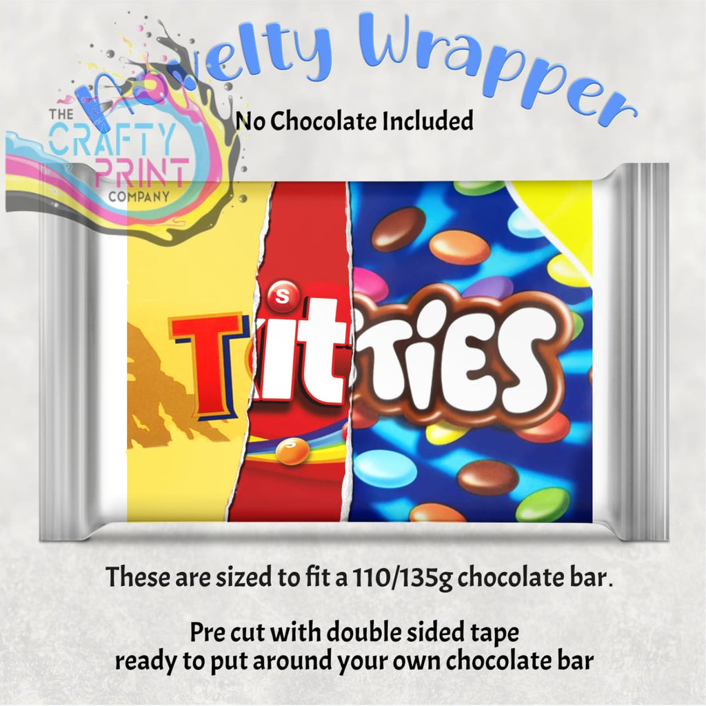 Titties Chocolate Bar Wrapper - Gift Wrapping