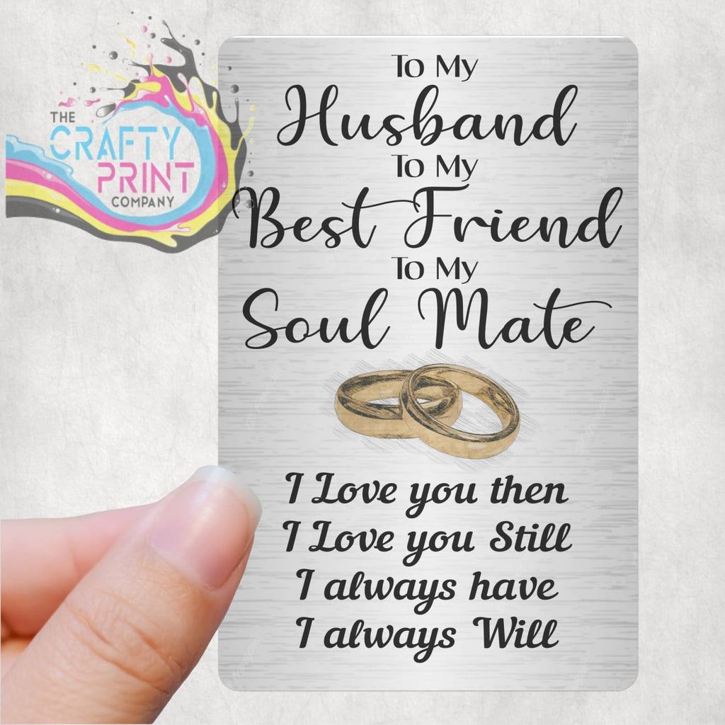 To My Relation Best Friend Card for Wallet - Aluminium -