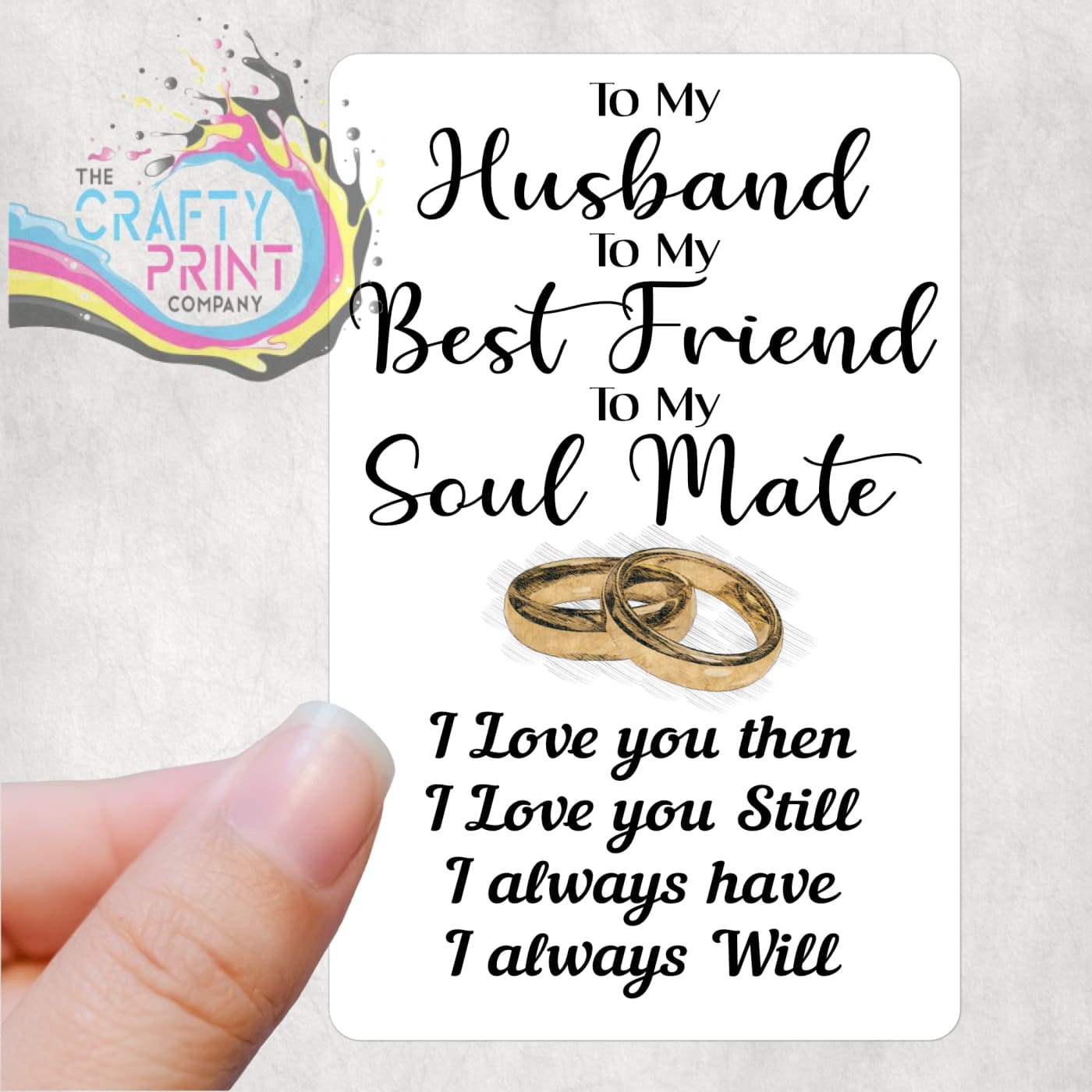 To My Relation Best Friend Card for Wallet - Plastic