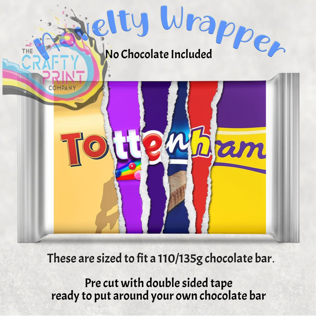 Tottenham Chocolate Bar Wrapper - Gift Wrapping