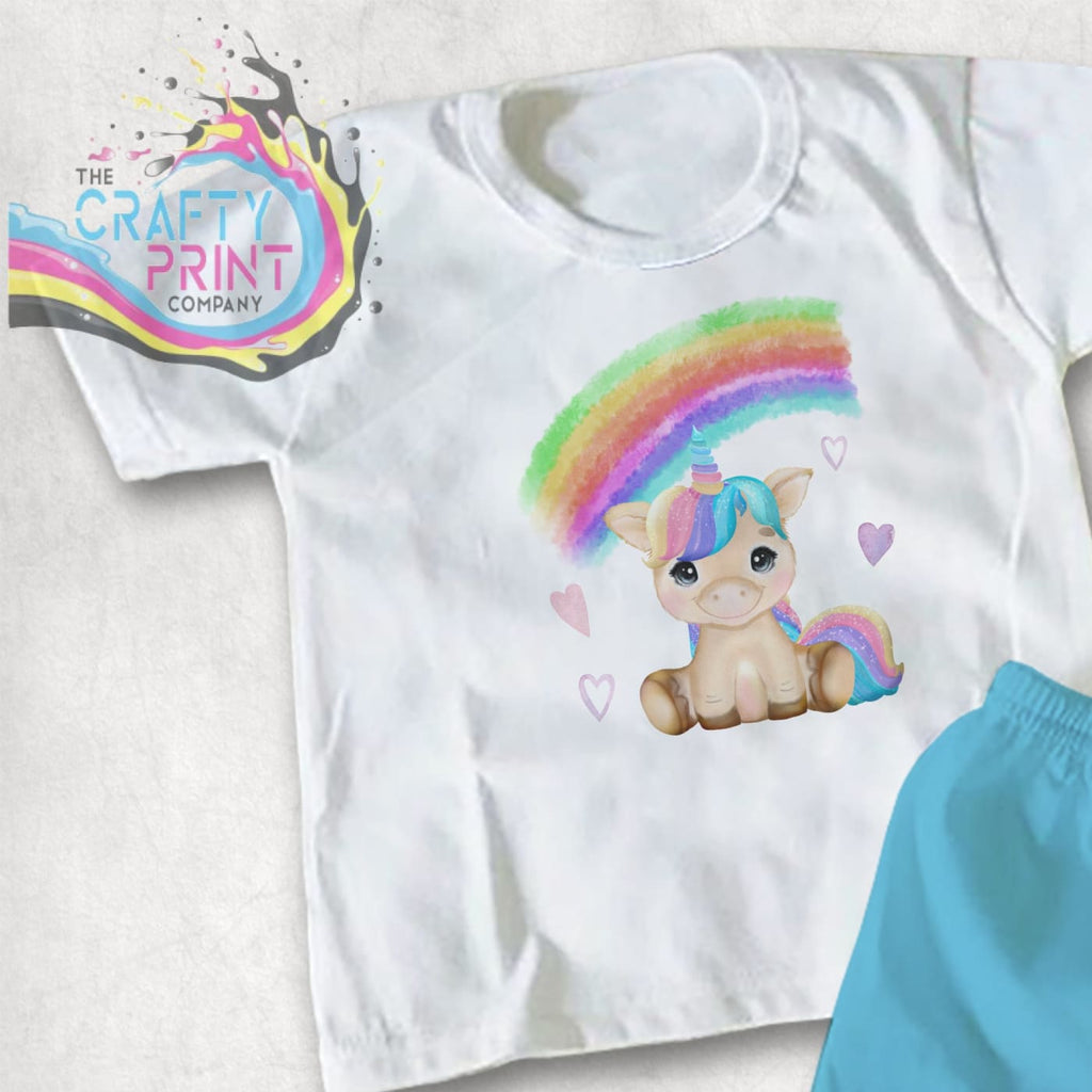 Unicorn Rainbow Children’s T-shirt - Shirts & Tops