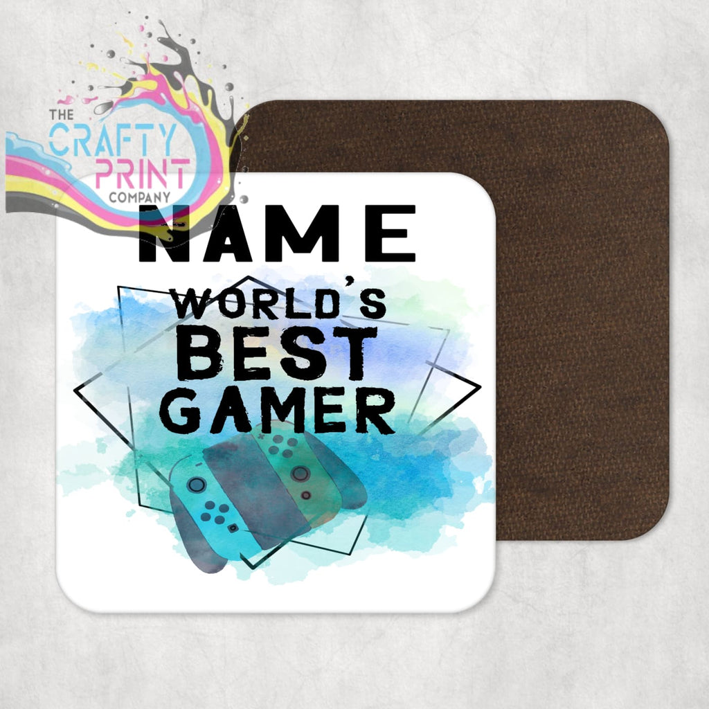 World’s Best Gamer Switch Personalised Coaster - Coasters