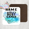 World’s Best Gamer Xbox Personalised Coaster - Coasters