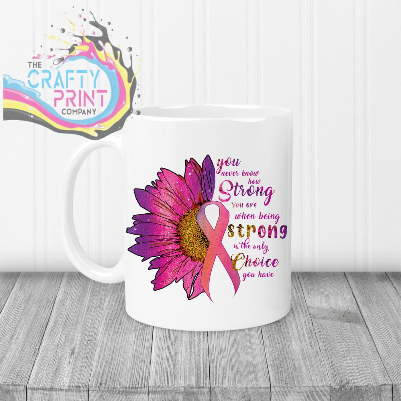 You never know how strong you are Cancer awareness Mug